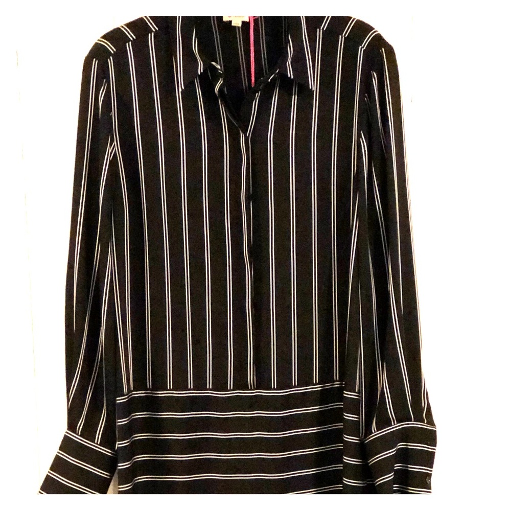 NWT Cremieux for Dillard’s pinstripe shirt dress